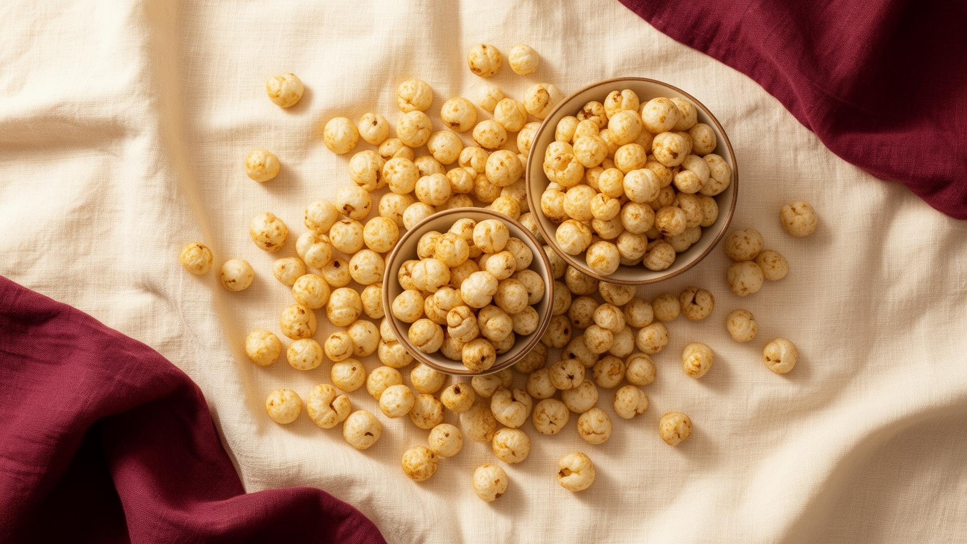 Roasted makhana bowl